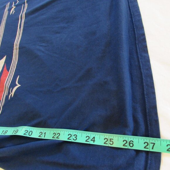 Blue Platypus Cotton Sailboat 3/4 Sleeve Tee Size XL - Picture 14 of 14